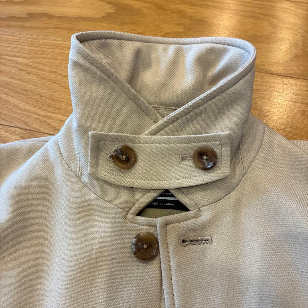 ロフトラボ シングルボタンオーバー　リム　ダウン コート　2 男女兼用　トレンチ