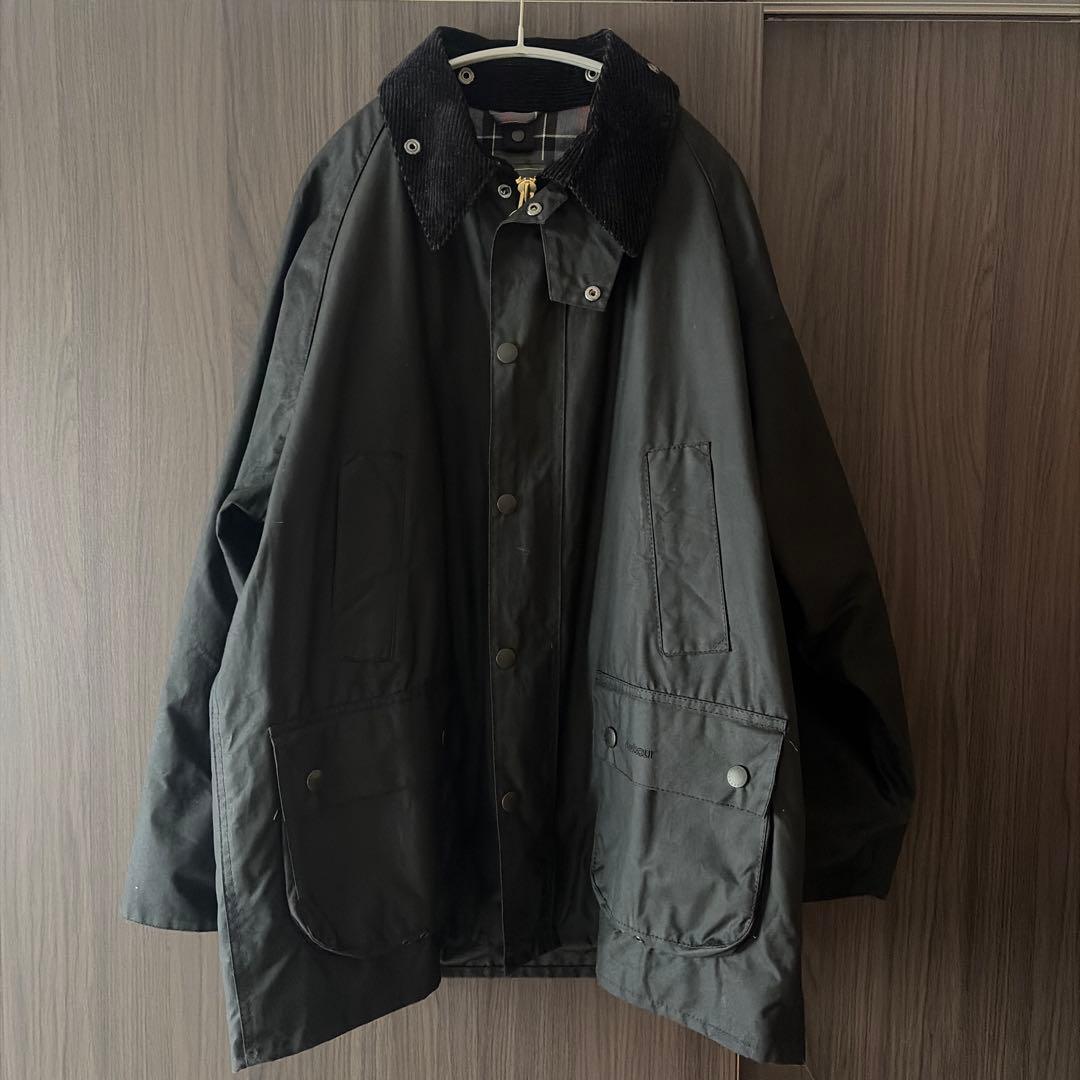 Barbour BEDALE ワックス コットン ブルゾン 42 ブラック