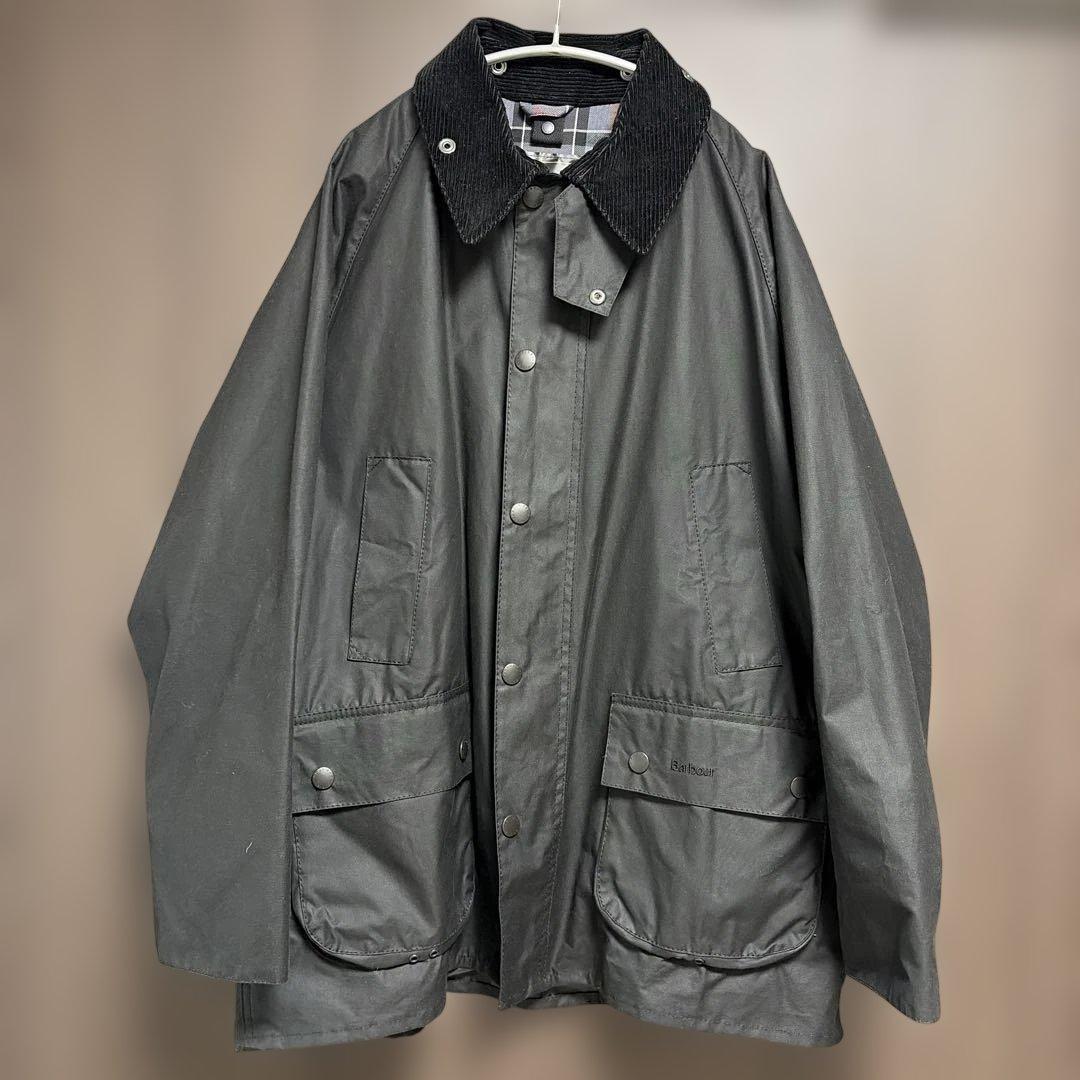 Barbour BEDALE ワックス コットン ブルゾン 42 ブラック