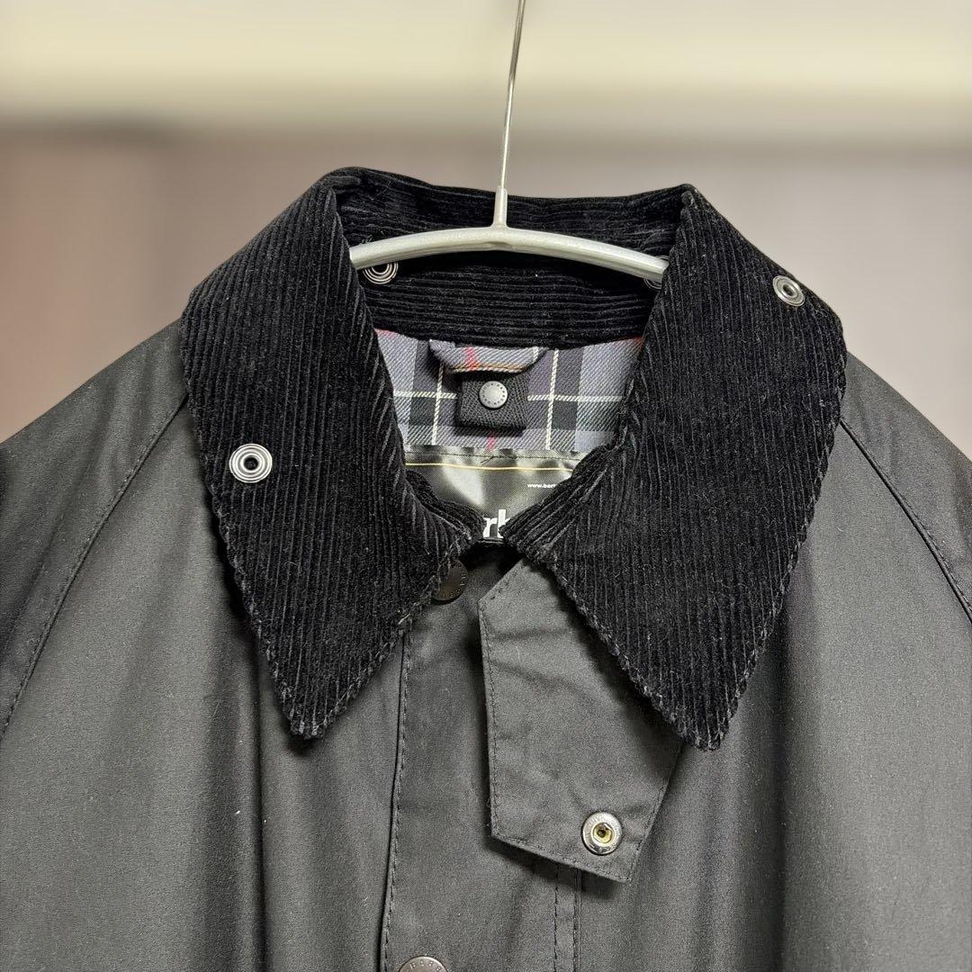 Barbour BEDALE ワックス コットン ブルゾン 42 ブラック