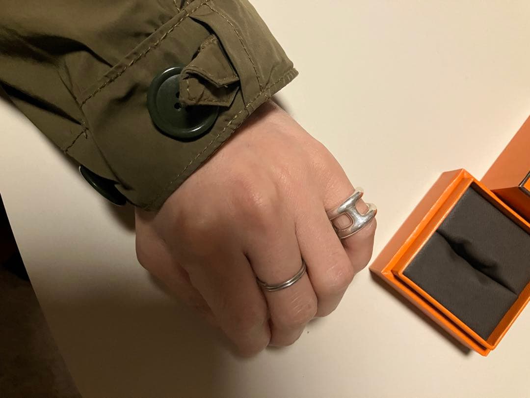 HERMES エルメス リング オスモズ　PM Osmose 49 指輪　9号