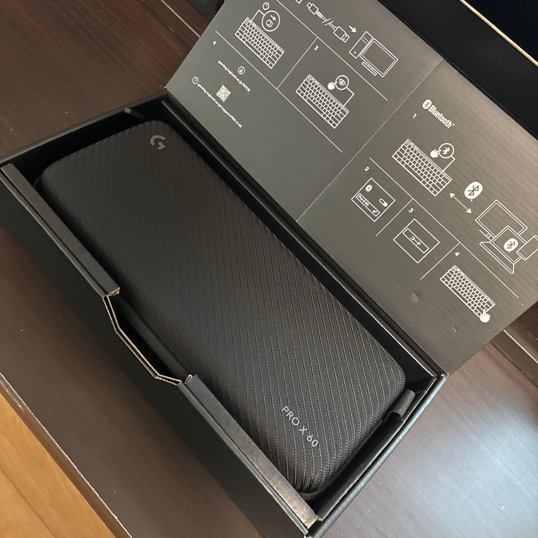 Logitech PRO X ホワイトキーボード 本体