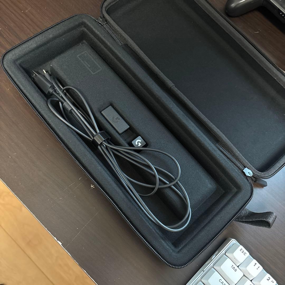 Logitech PRO X ホワイトキーボード 本体