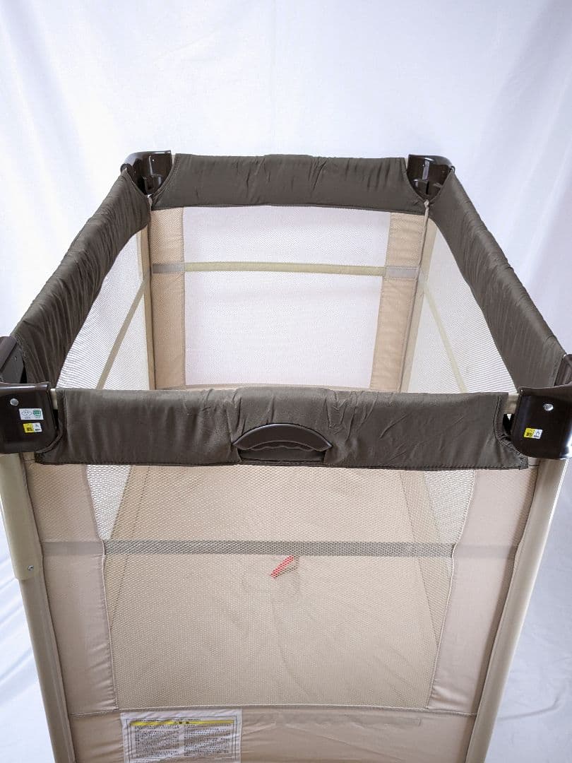 良品 ココネルエアー ココアブラウン Aprica ベビーベッド アップリカ