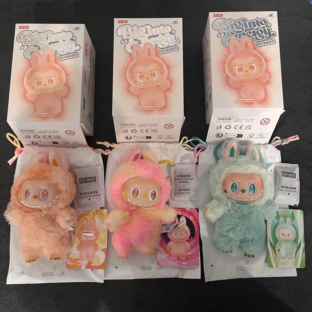 ラブブ　エナジー　3体　セット　LABUBU ENERGY　公式購入正規品