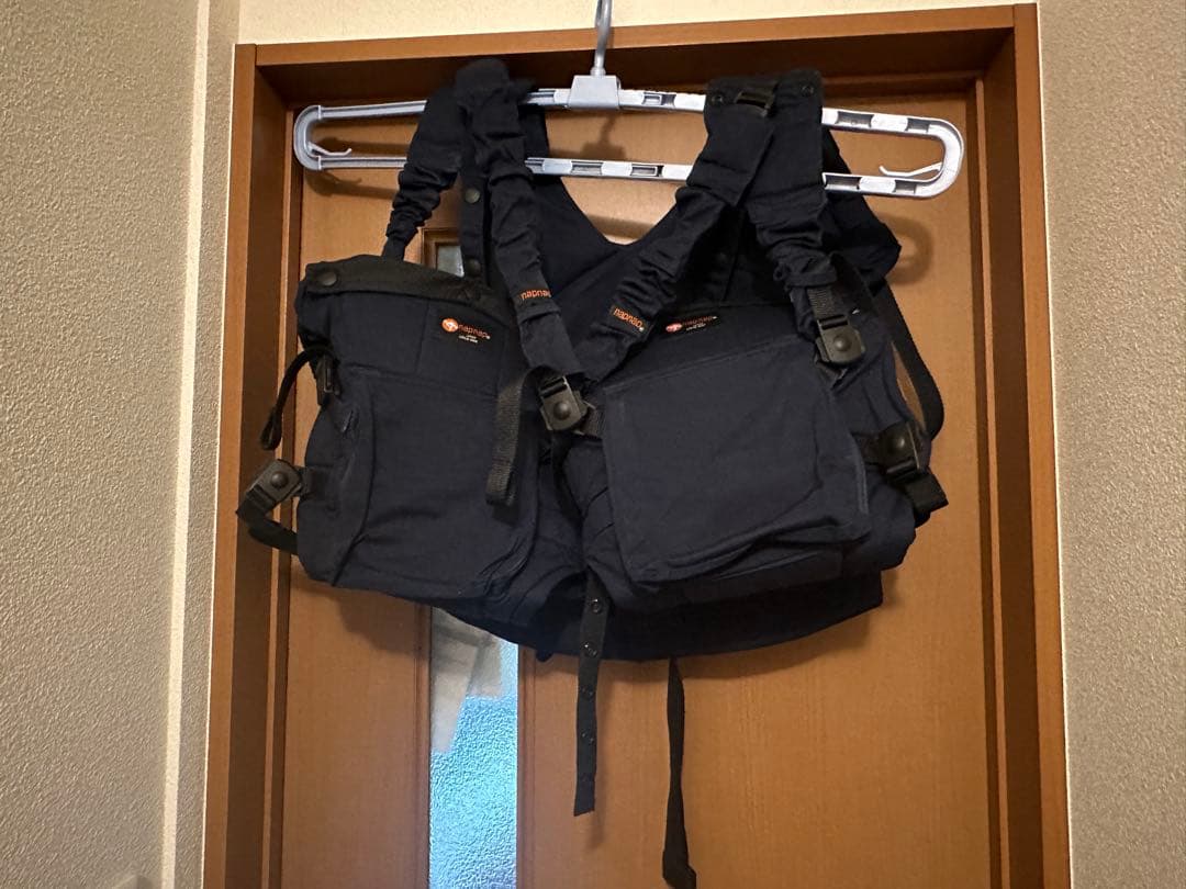 【美品】napnap ナップナップ ふたご抱っこひも 2人抱き（災害備蓄用にも）
