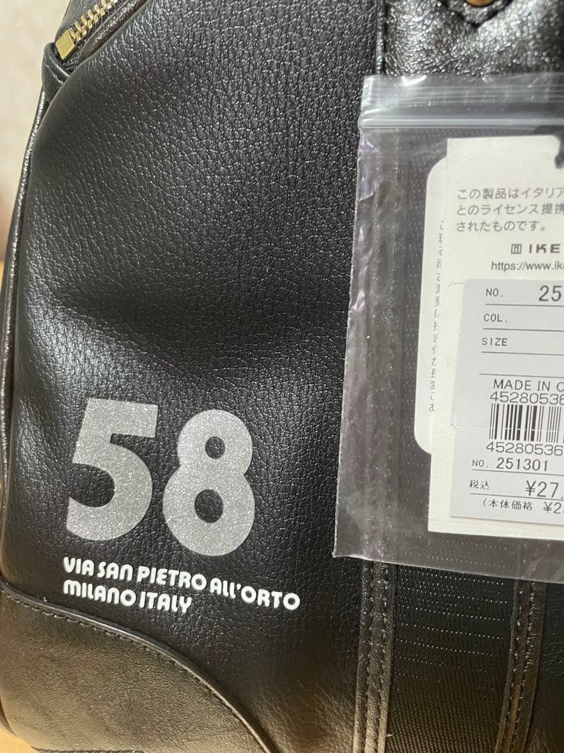 ミラミラン 黒 2WAY ボストンバッグ新品未使用　定価27500円