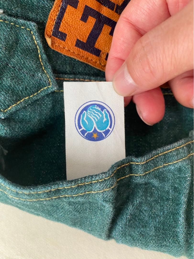 希少　KAPITAL キャピタル　NO.4 草木染め デニム　ジーンズ