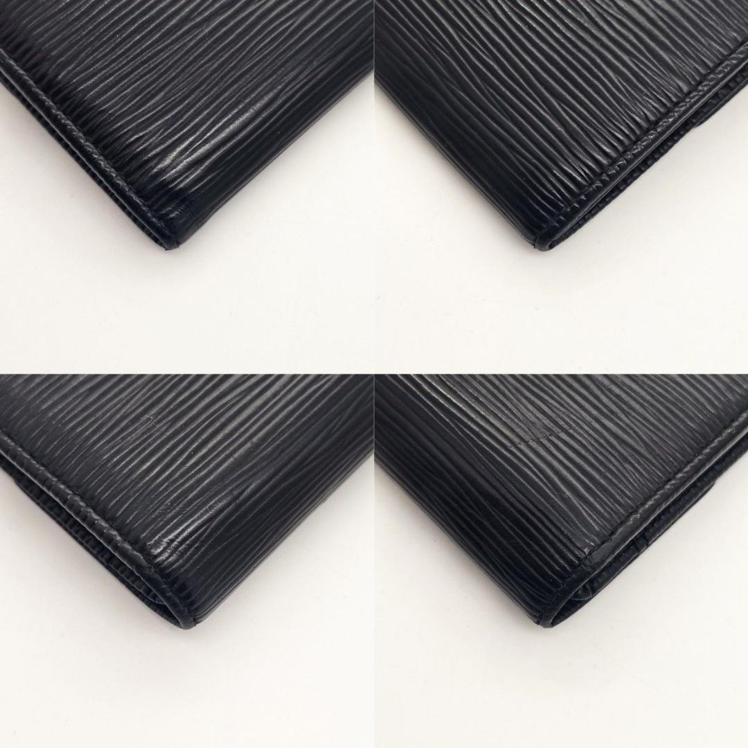 ルイヴィトン 長財布 エピ ポルトフォイユ サラ 6枚 A693 ブラック