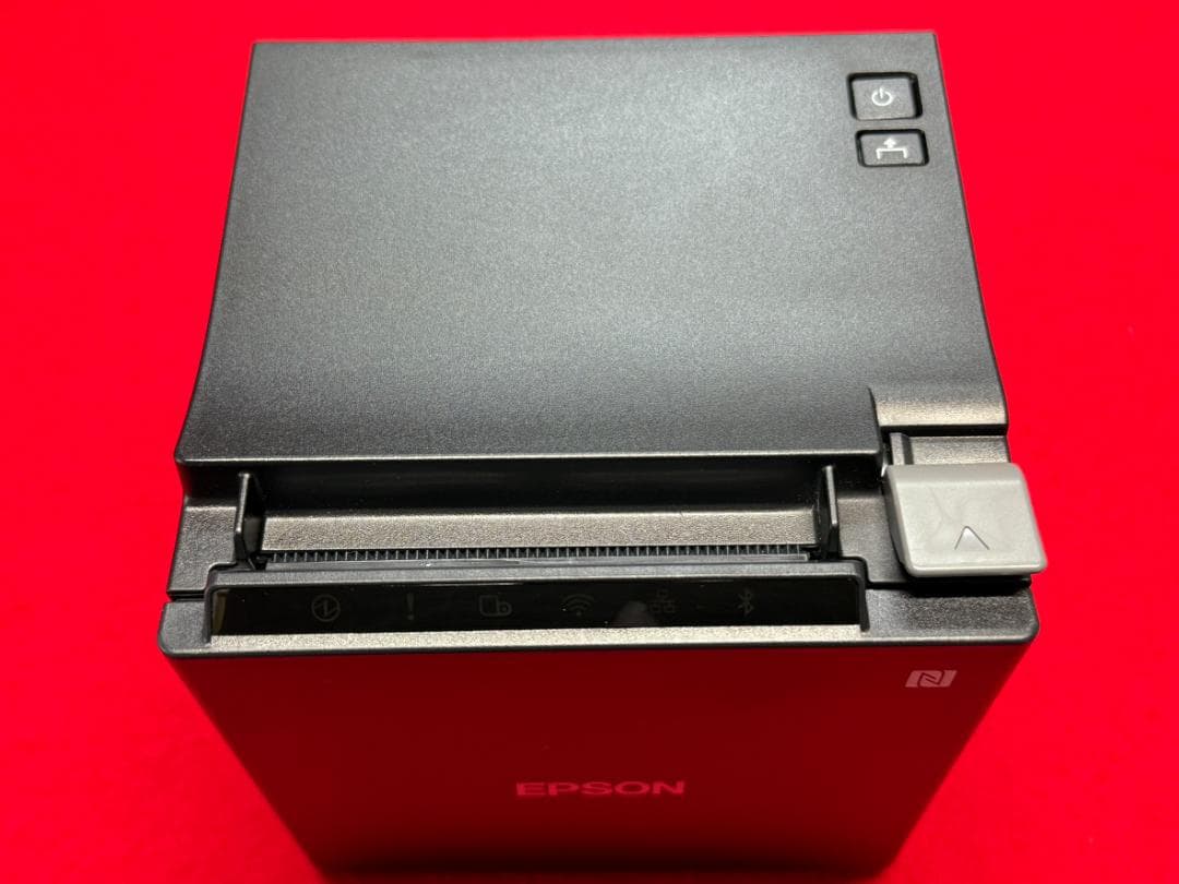 使用極少 EPSON TM-m30Ⅱ-H ブラック レシートプリンター ⑯