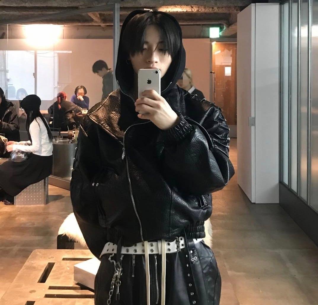 定価約15000円ARGUE CULTURE ブラックレザージャケット