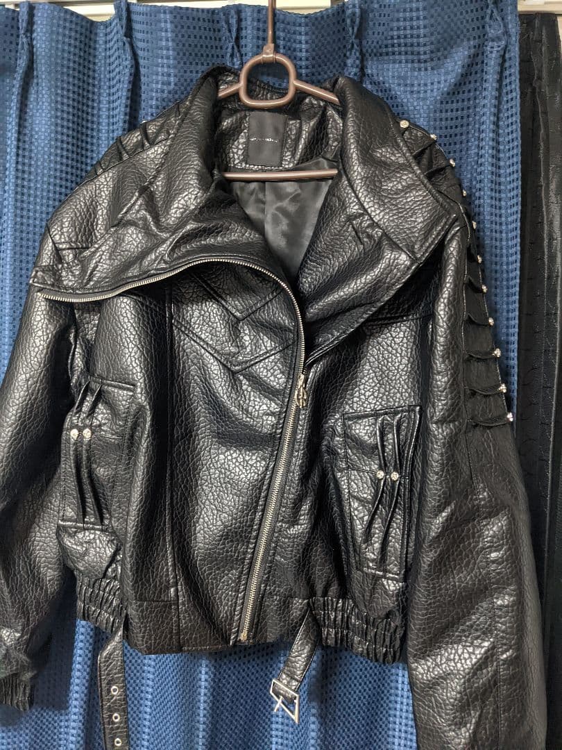 定価約15000円ARGUE CULTURE ブラックレザージャケット