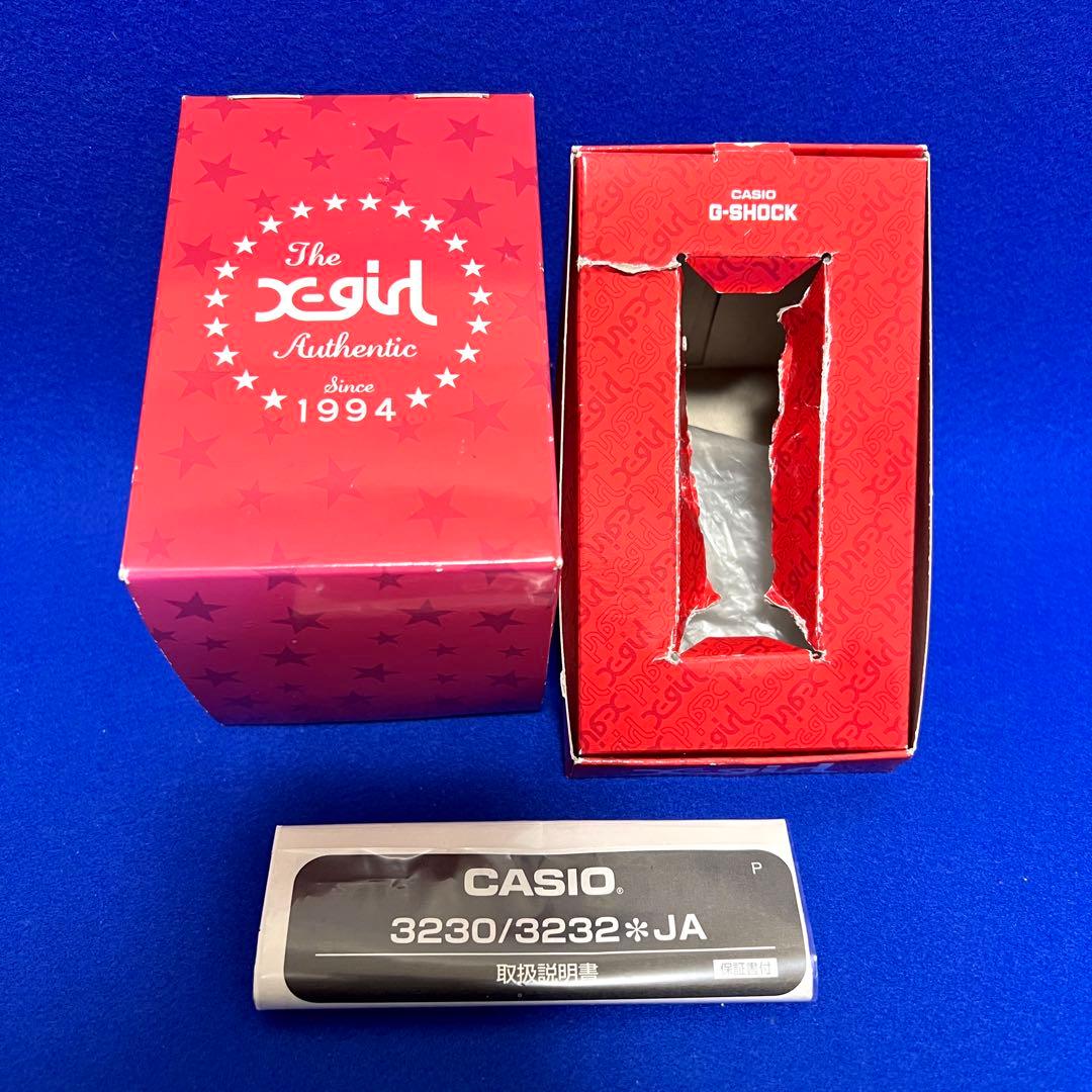 良好　G-SHOCK x-girl エックスガール　DW-6900 レッド　箱付