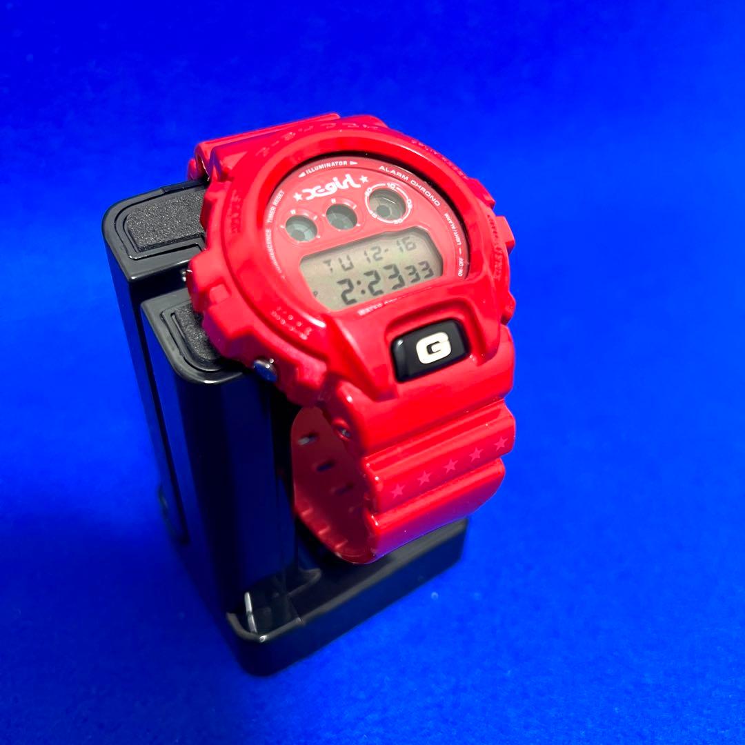 良好　G-SHOCK x-girl エックスガール　DW-6900 レッド　箱付