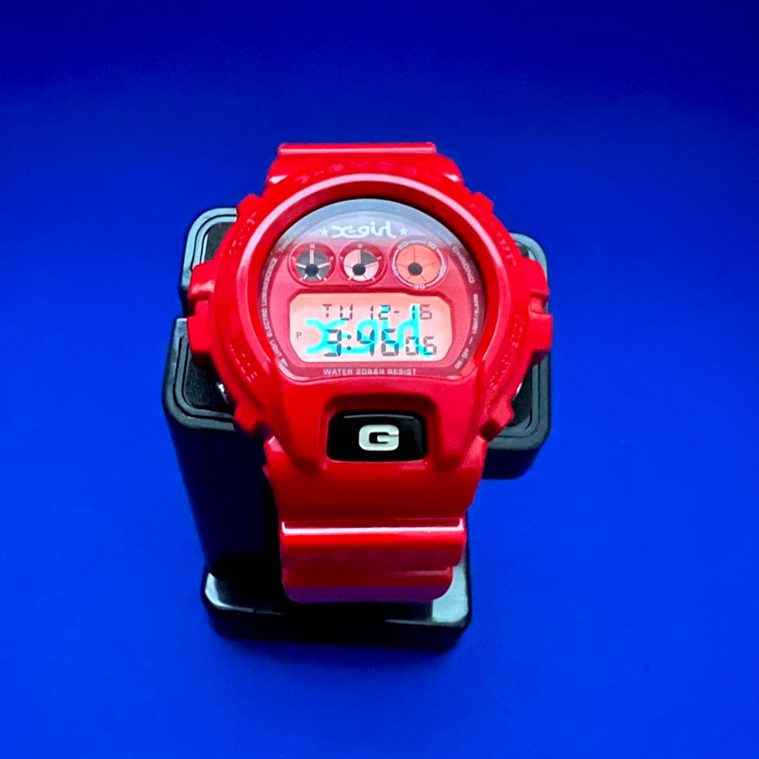 良好　G-SHOCK x-girl エックスガール　DW-6900 レッド　箱付