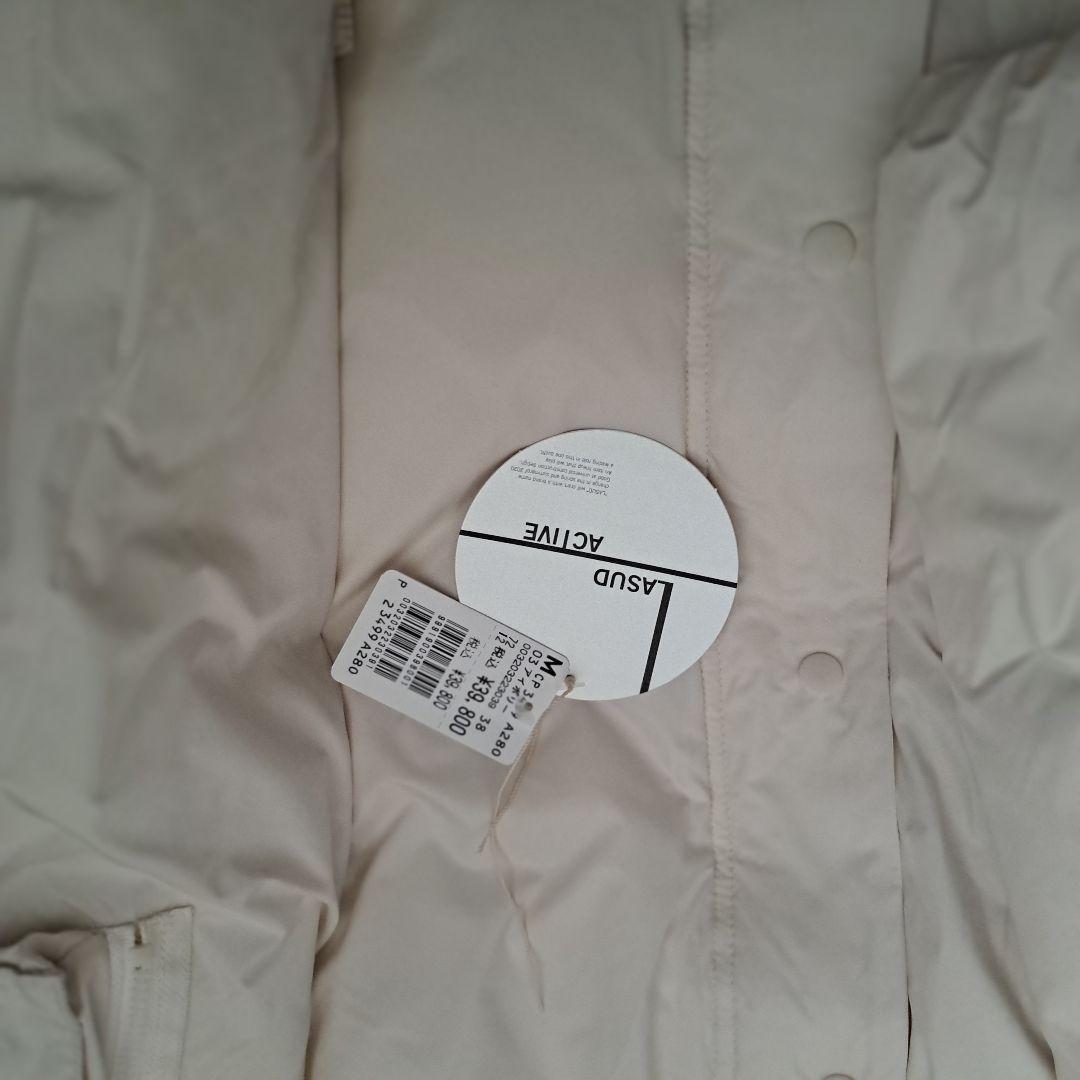 ☆ほぼ新品☆ヤマダヤLASUDアイボリー ロングダウンジャケット