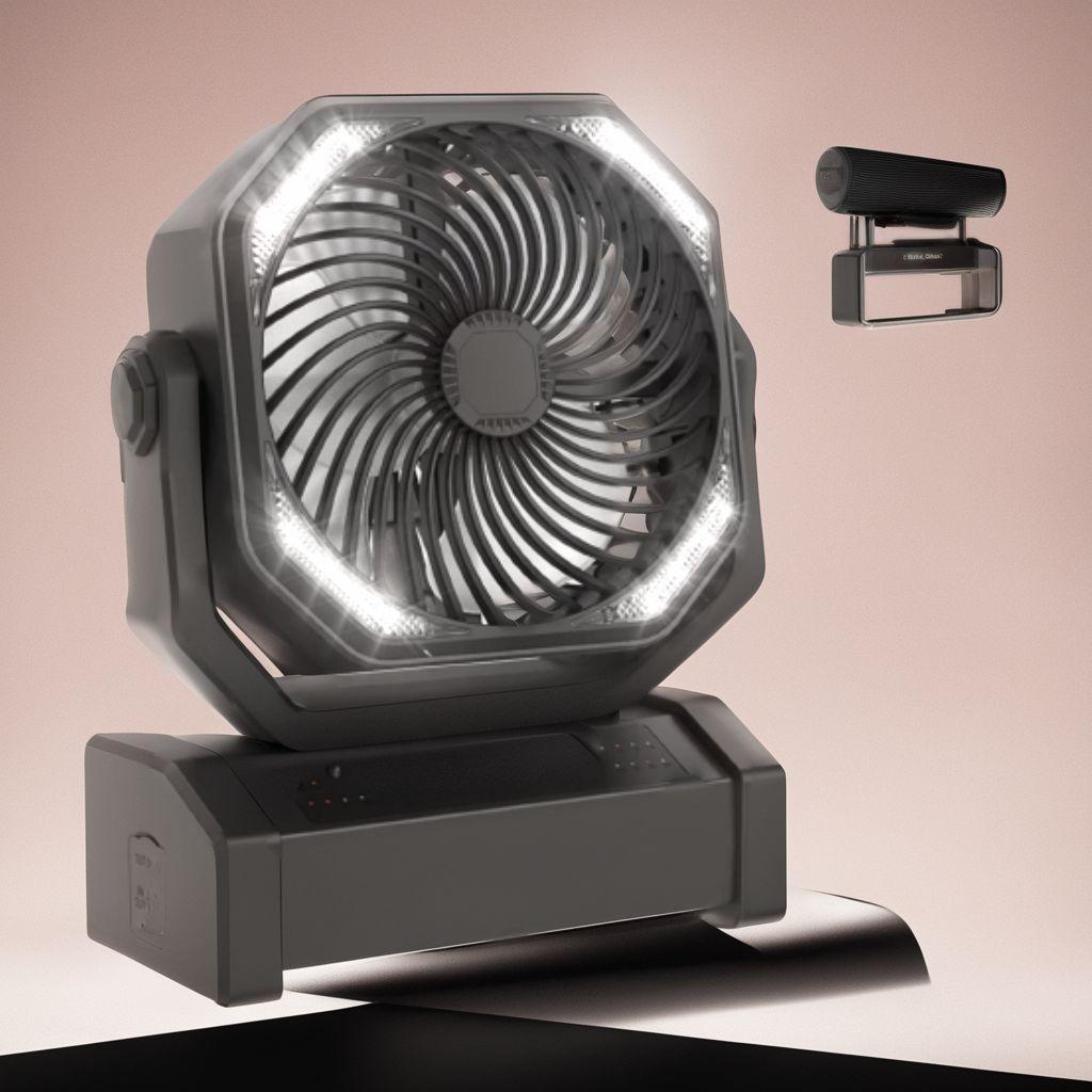車中泊 サーキュレーター 圧倒的に大容量電池 リモコン式