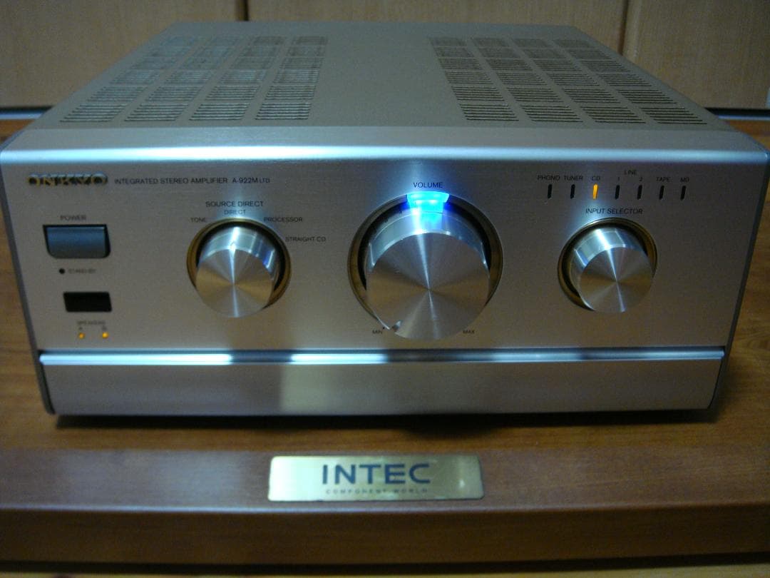 整備済 程度良 ONKYOオンキョー プリメインアンプ A-922M LTD