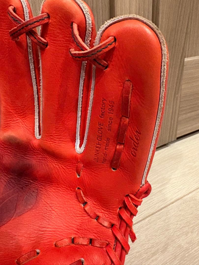 【11/16 お値下げ】JUNKEI-GLOVE　硬式　投手用　グラブ　ケース付