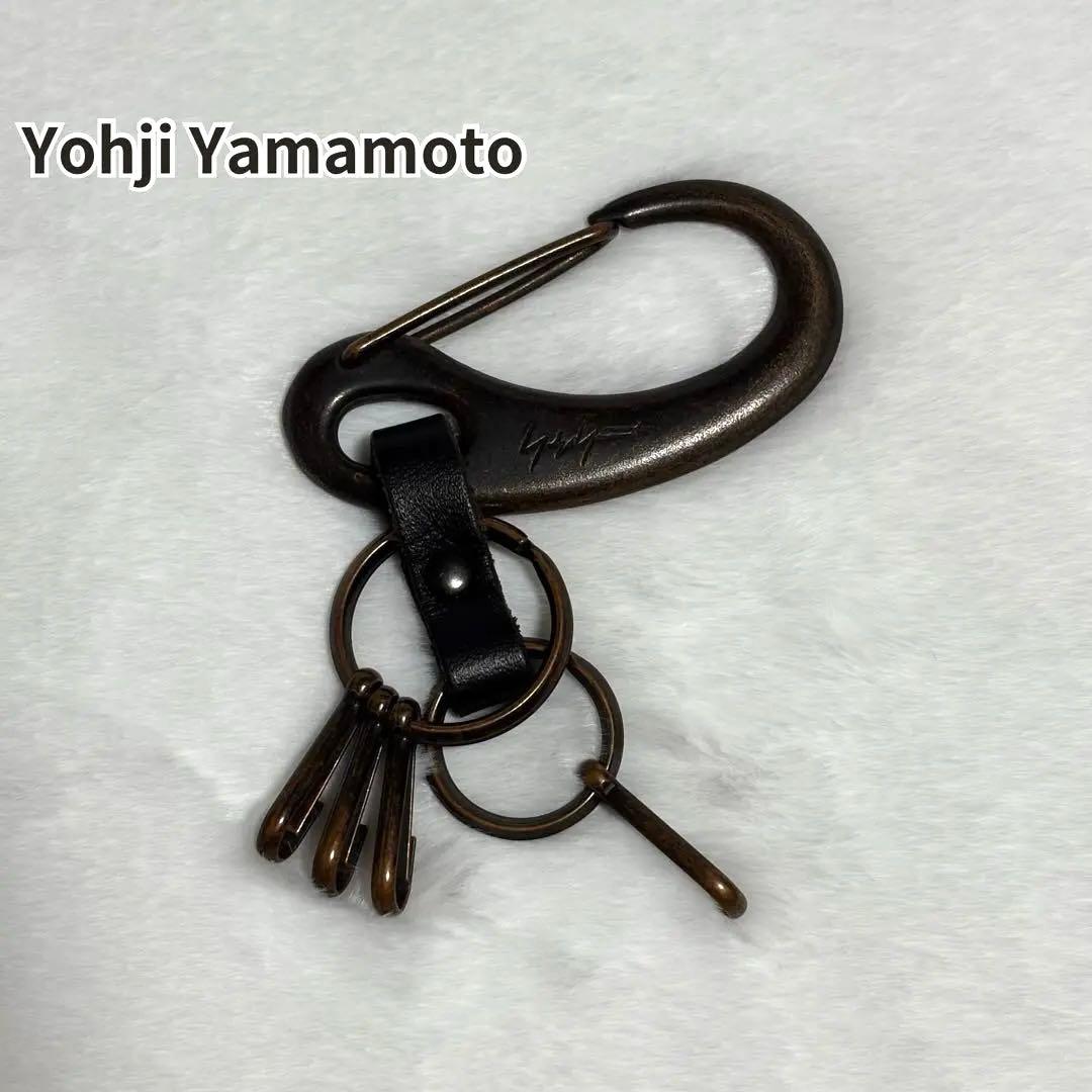 Yohji Yamamoto POUR HOMME カラビナキーリング BLK