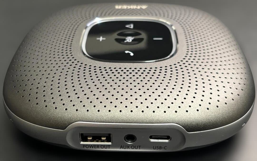 新品同様★アンカー Anker PowerConf 会議用スピーカー グレー