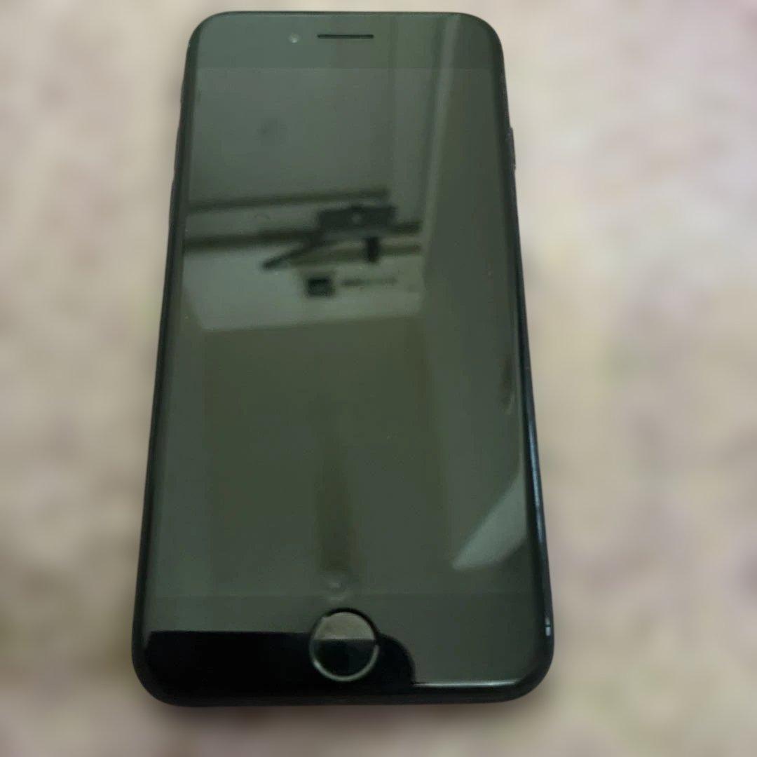 iPhone se2 ブラック　128ギガとオマケの箱、新品の手帳型ケース(黒)