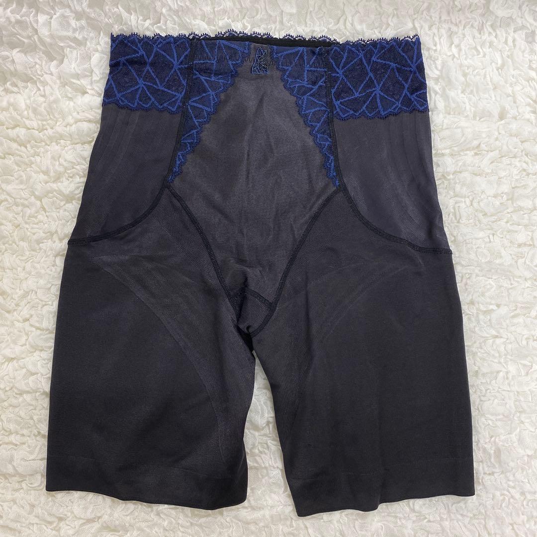 マルコ 補正下着 ロングガードル L-70 2枚 カーヴィシャス カレスブラック