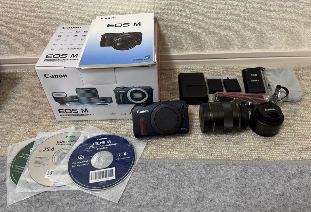 Canon EOSM ダブルレンズセット&望遠おまけ