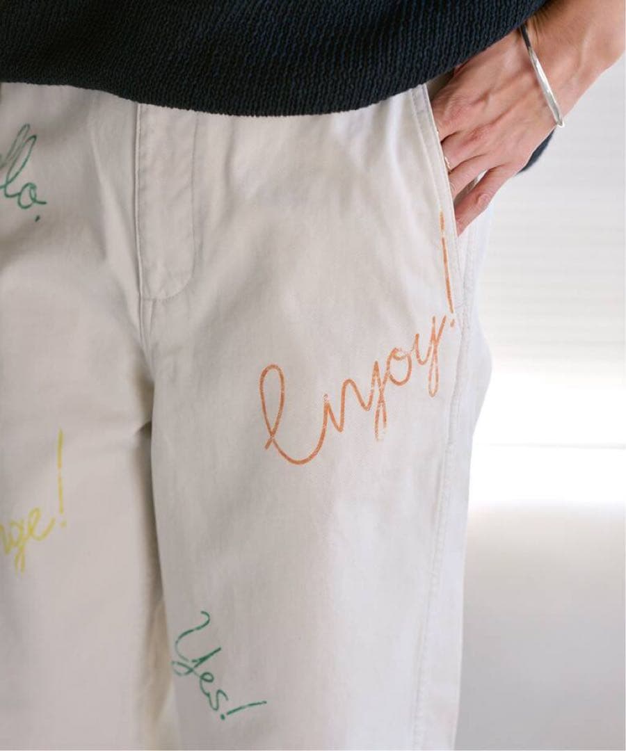 パンツ DRAWING CHINO PANTS