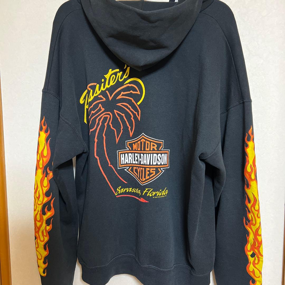 SANTEE XL フレイムデザイン パーカー　ハーレーダビッドソン希少