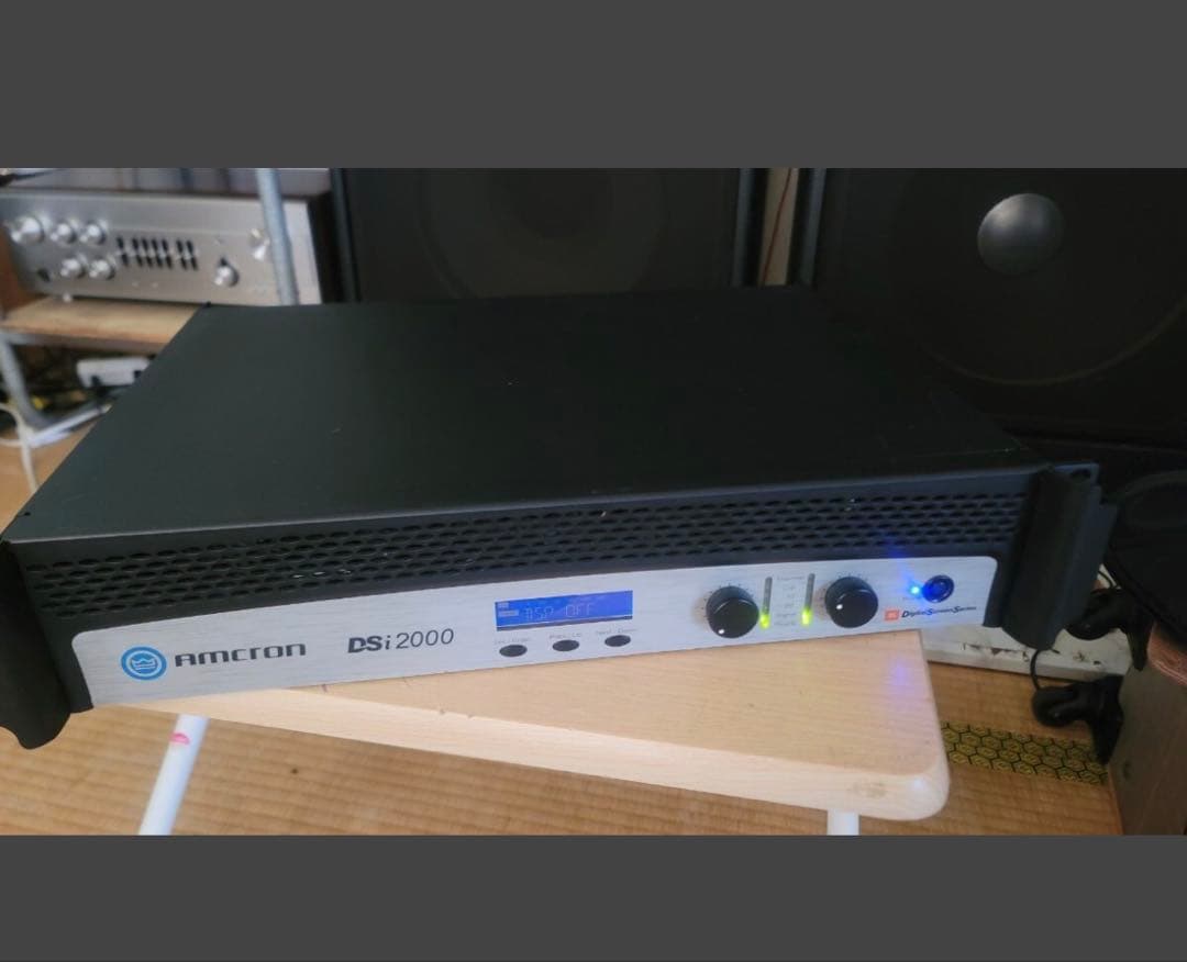 【美品】AMCRON DSi2000 パワーアンプ アムクロン
