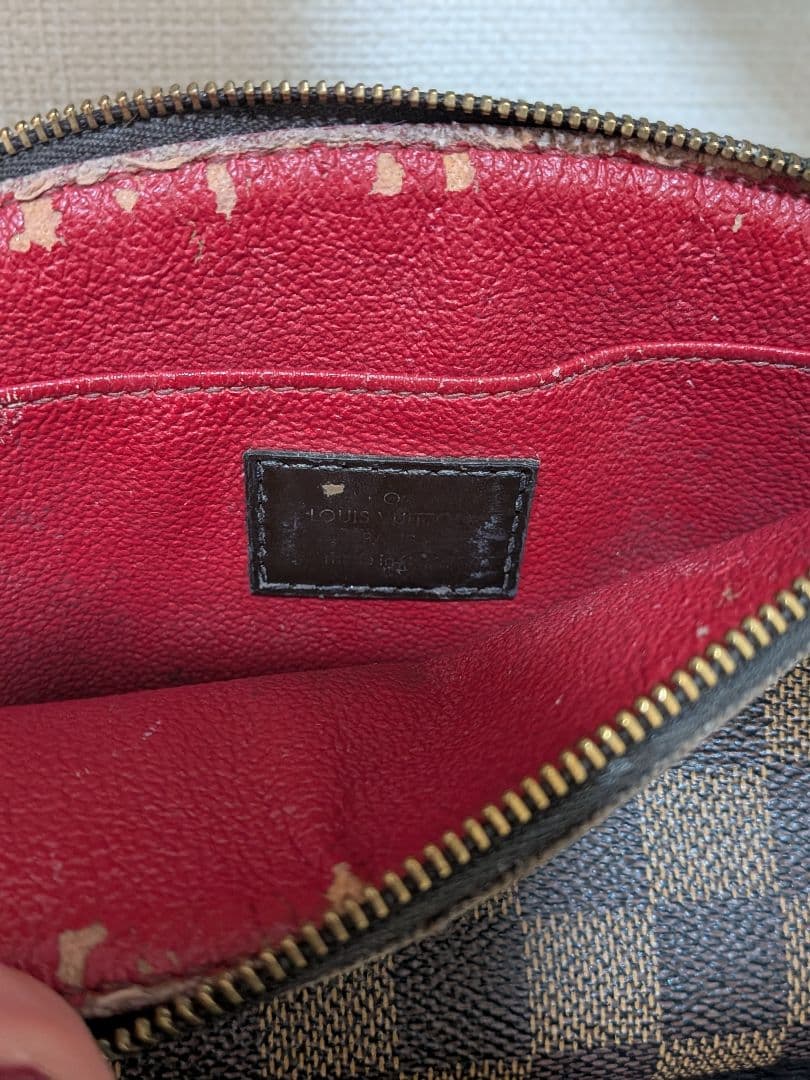 【LOUISVUITTON】ダミエ ポシェット コスメティック PM 化粧ポーチ