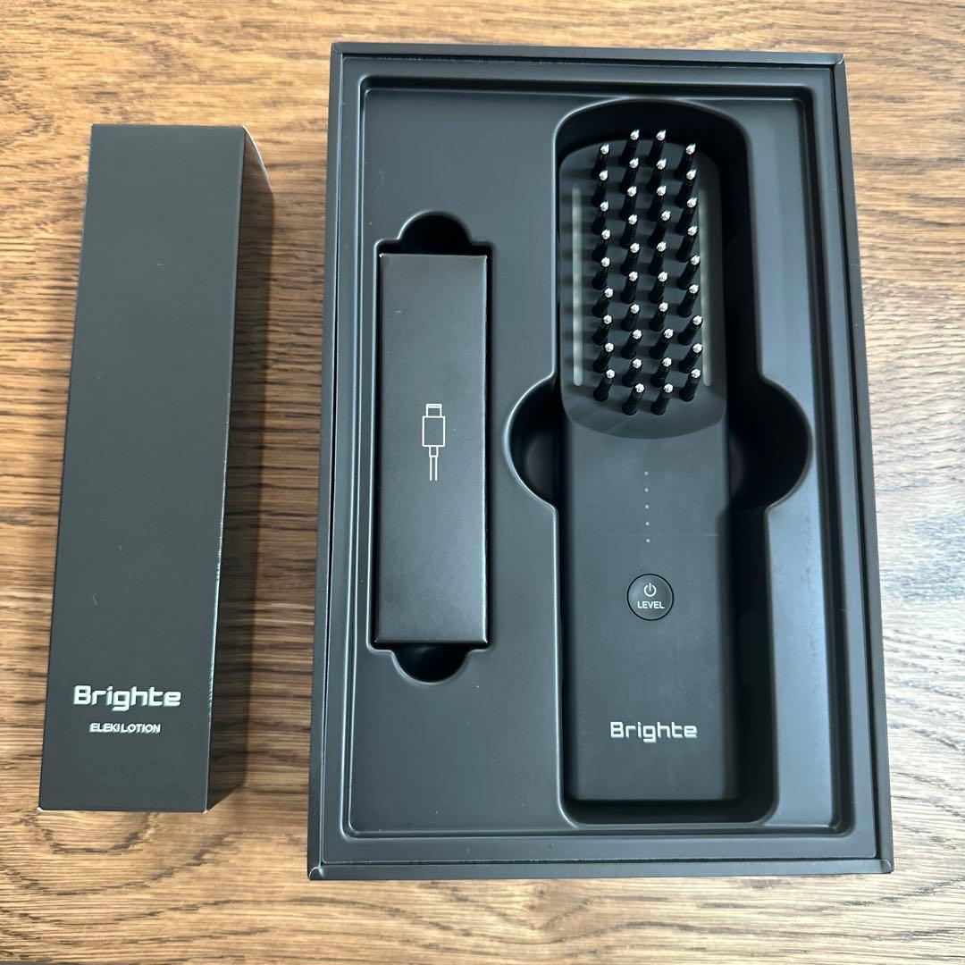 Brighte ELEKIBRUSH 【S2G1】美顔器➕専用ローション1本付