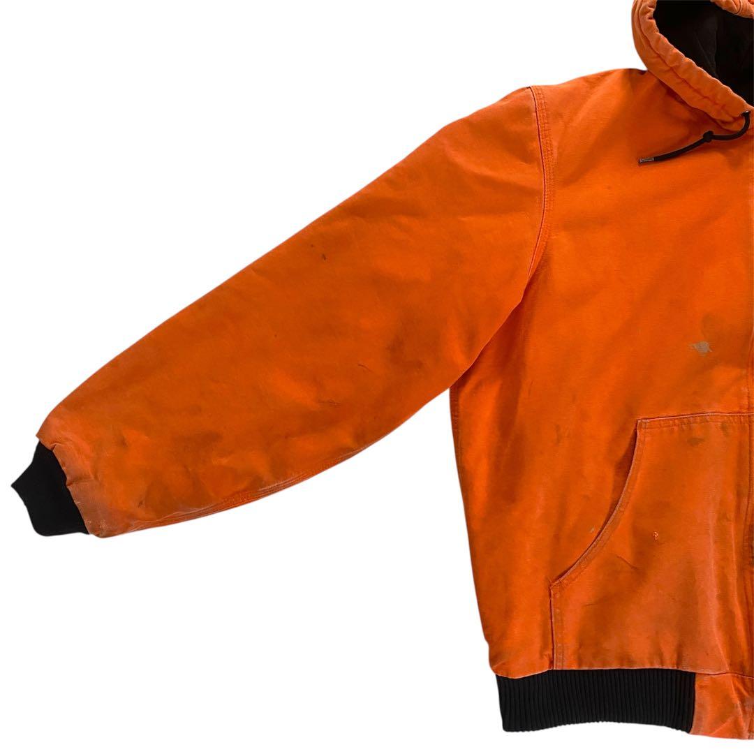 グラスワンダー 　Carhartt アクティブ　L オレンジ　アメリカ製