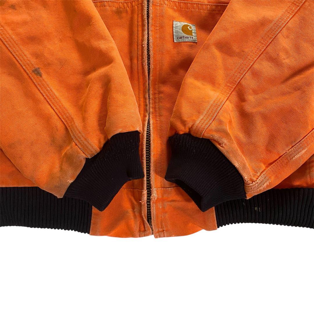 グラスワンダー 　Carhartt アクティブ　L オレンジ　アメリカ製
