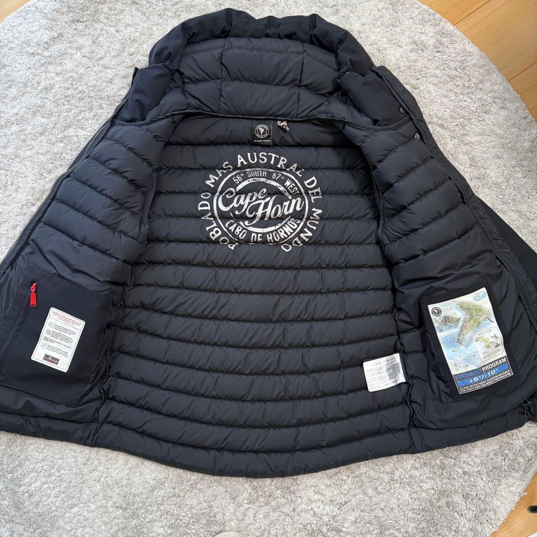【極美品】42サイズ ケープホーン CASABLANCA ダウンコート 黒