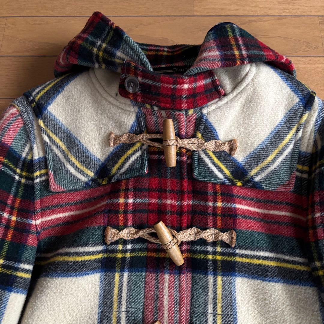 POLO RALPH LAUREN ダッフルコート タータンチェック ショート丈
