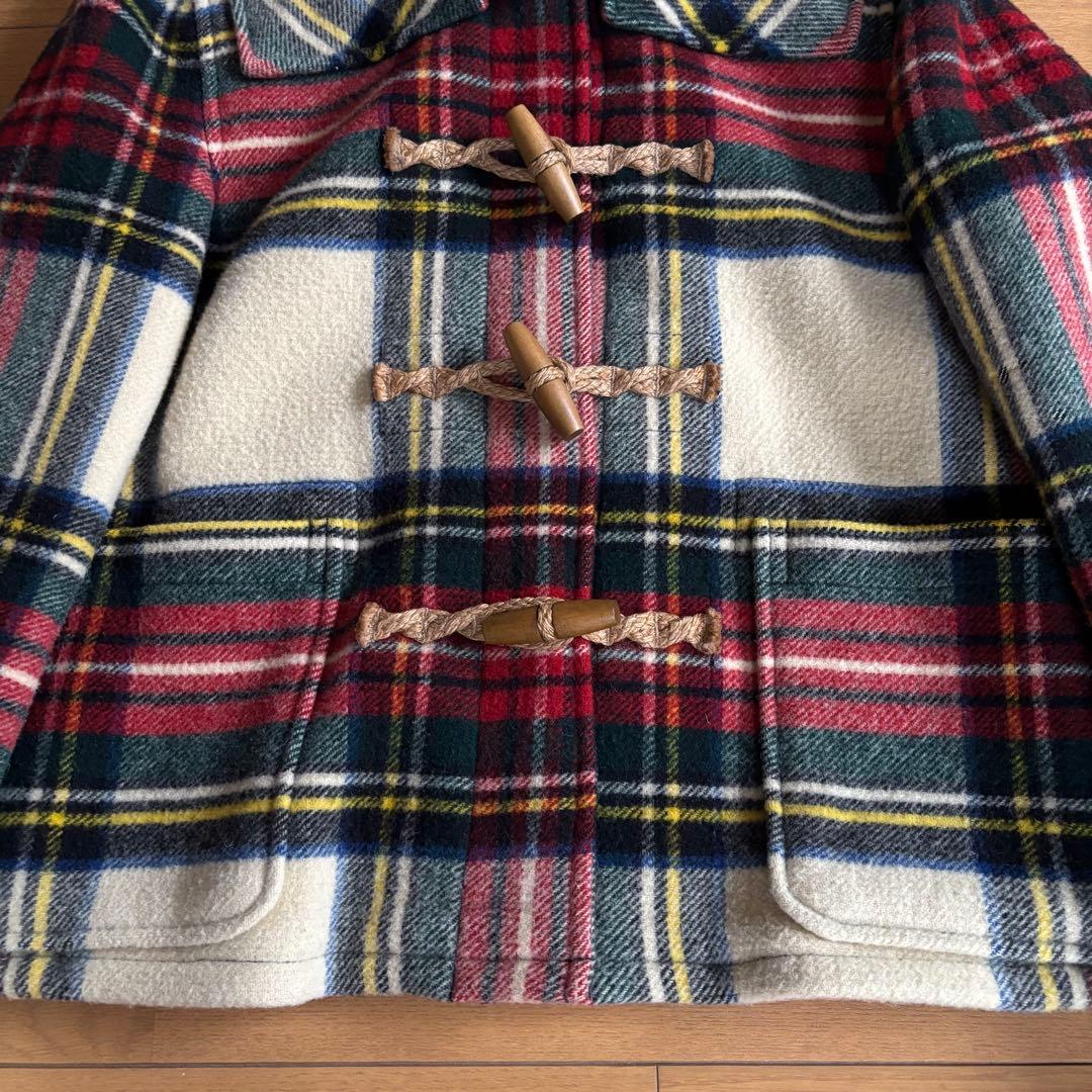 POLO RALPH LAUREN ダッフルコート タータンチェック ショート丈