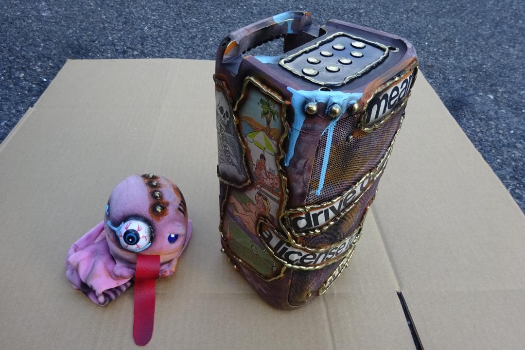 PARTY BOX ワイヤレススピーカー Bluetooth対応 ビンテージ感