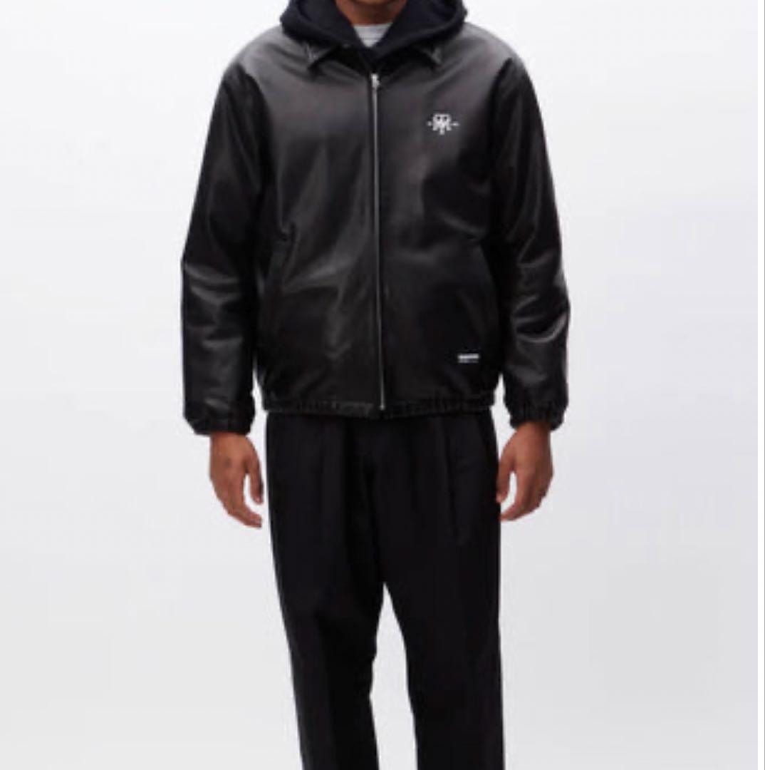 ジャケット・アウター neighborhood leather zip work jacket