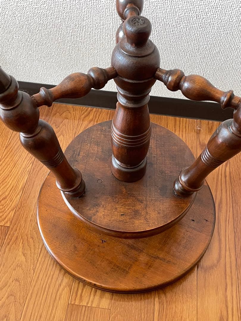 【メンテナンス済み】希少 アンティーク ピアノスツール チェア