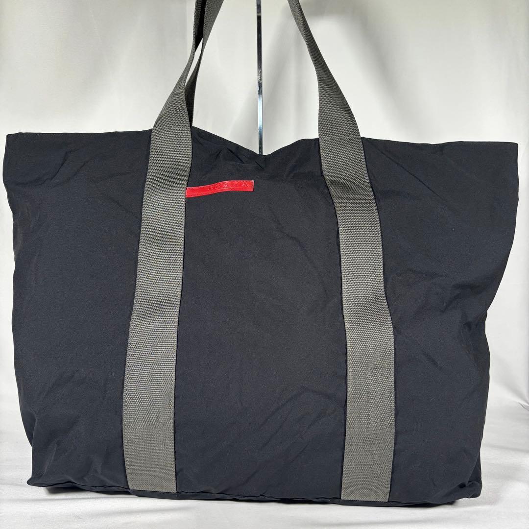 プラダ プラダスポーツ トートバッグ 肩掛け ナイロン A4収納 軽量 ブラック