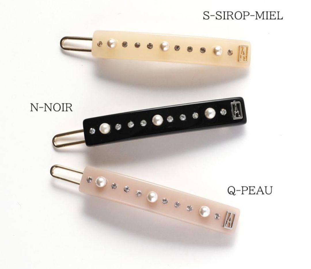 ALEXANDRE DE PARIS ヘアピン ボールピン パール付き