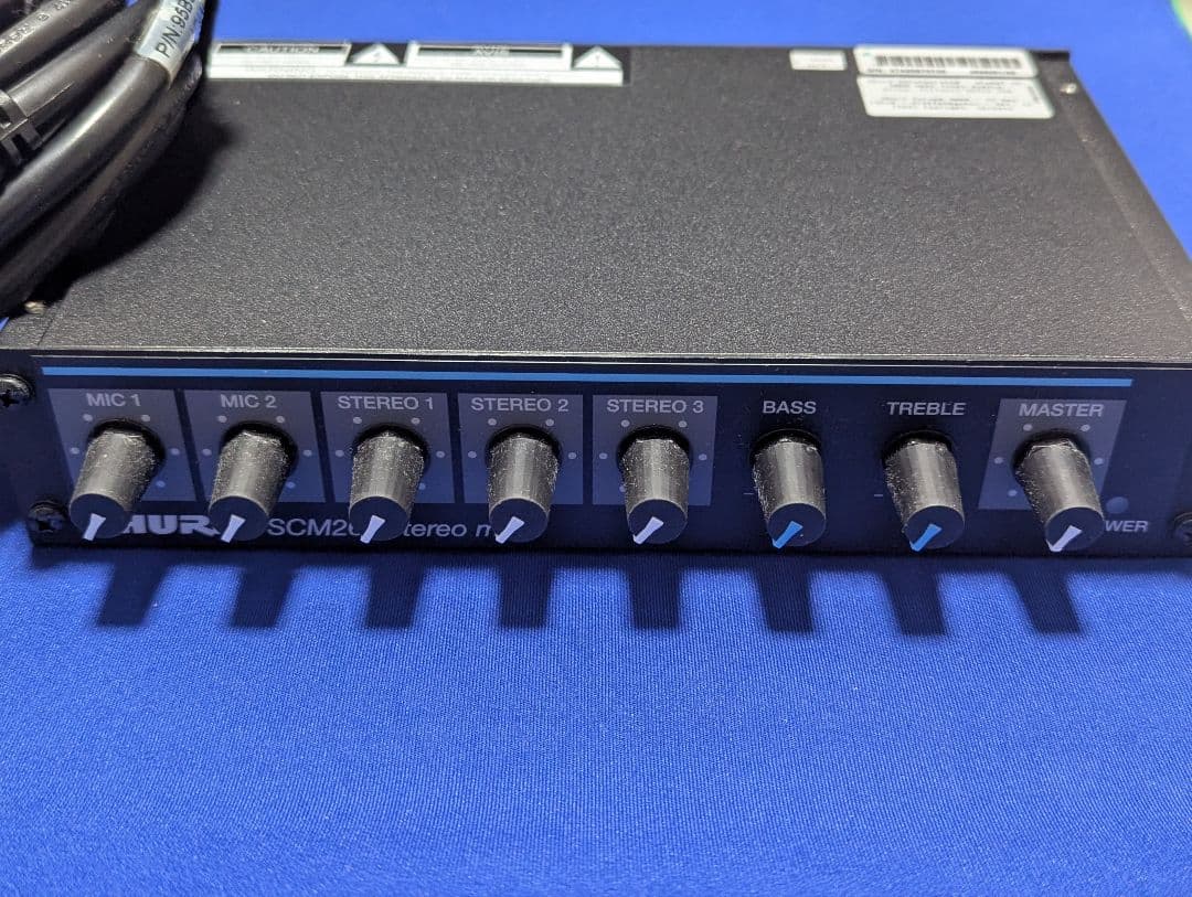 美品Shur SCM262 ステレオマイクロホンミキサー