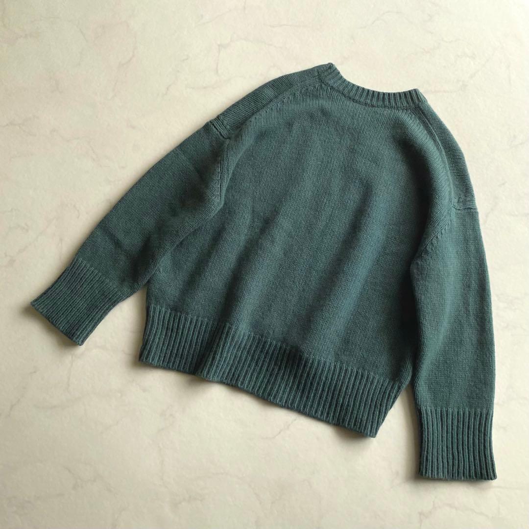 GALERIE VIE ファインウール クルーネックプルオーバー ニット 日本製