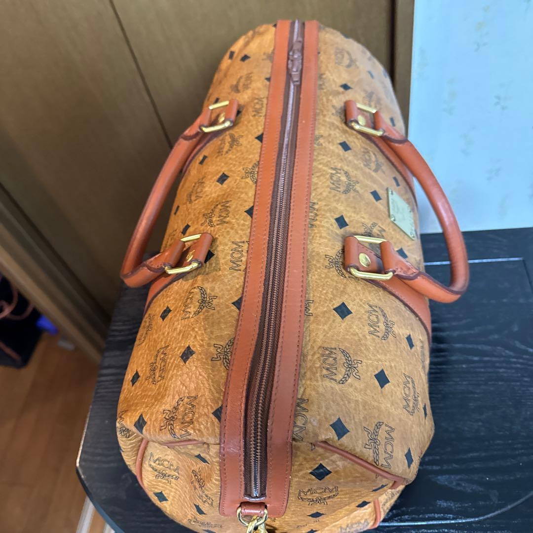 ブラウン ボストンバッグ 中型