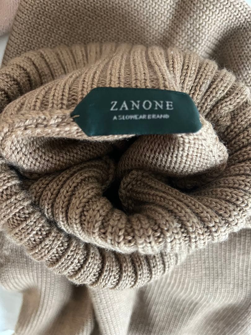 ZANONE 5G ウール タートルネック ニット
