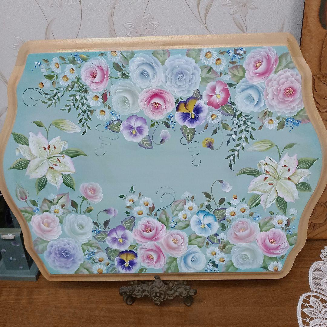 トールペイント作品　カシュです。