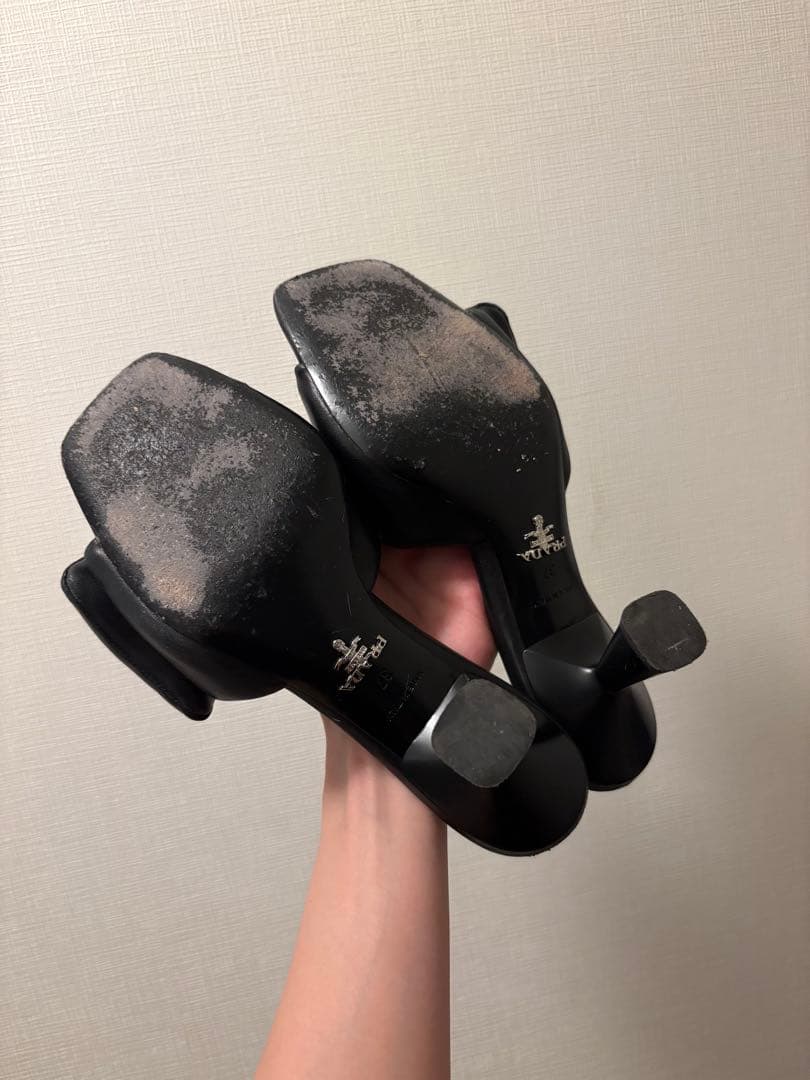 PRADA サンダル　6.5cmヒール