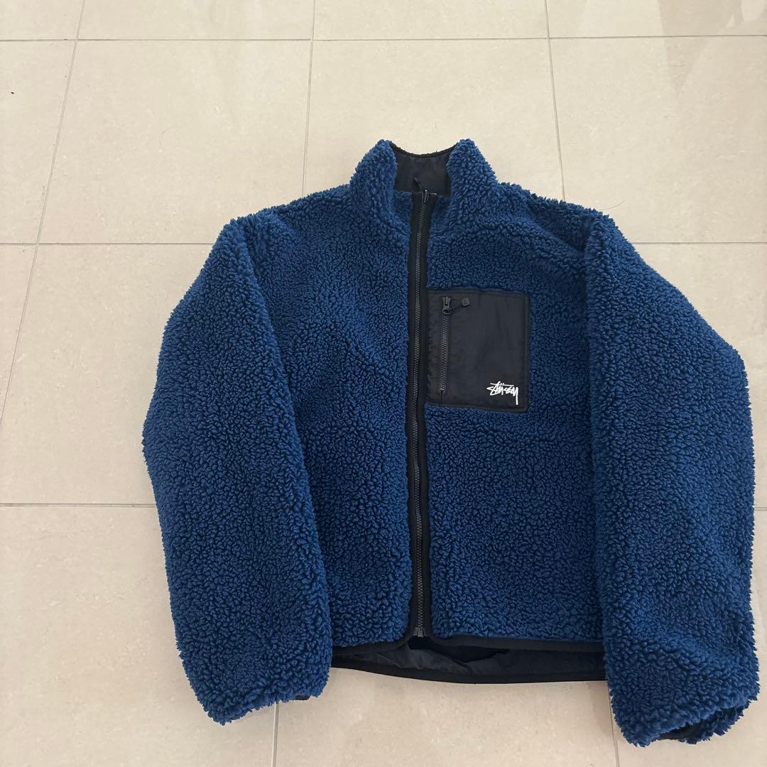 Stussyフリースリバーシブルジャケット